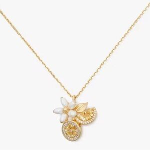 KATE SPADE Fresh Squeeze Cluster Pendant Necklace